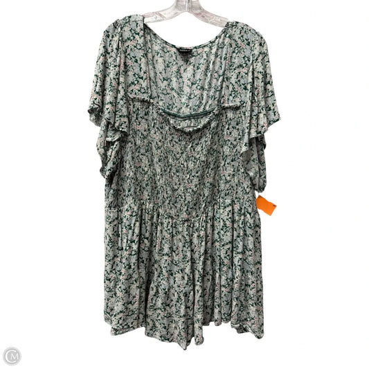 Top Short Sleeve By Torrid In Green, Size: 5