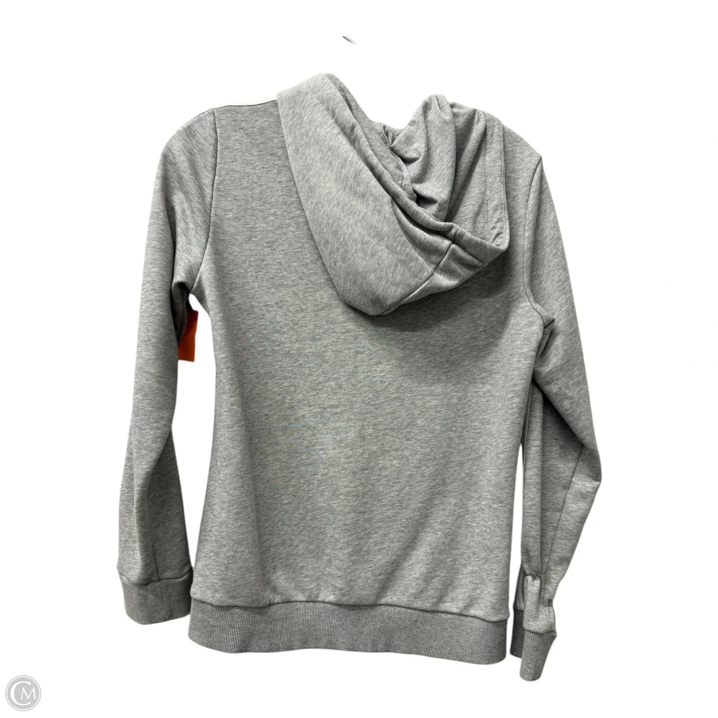 Athletic Jacket By Adidas In Grey, Size: S