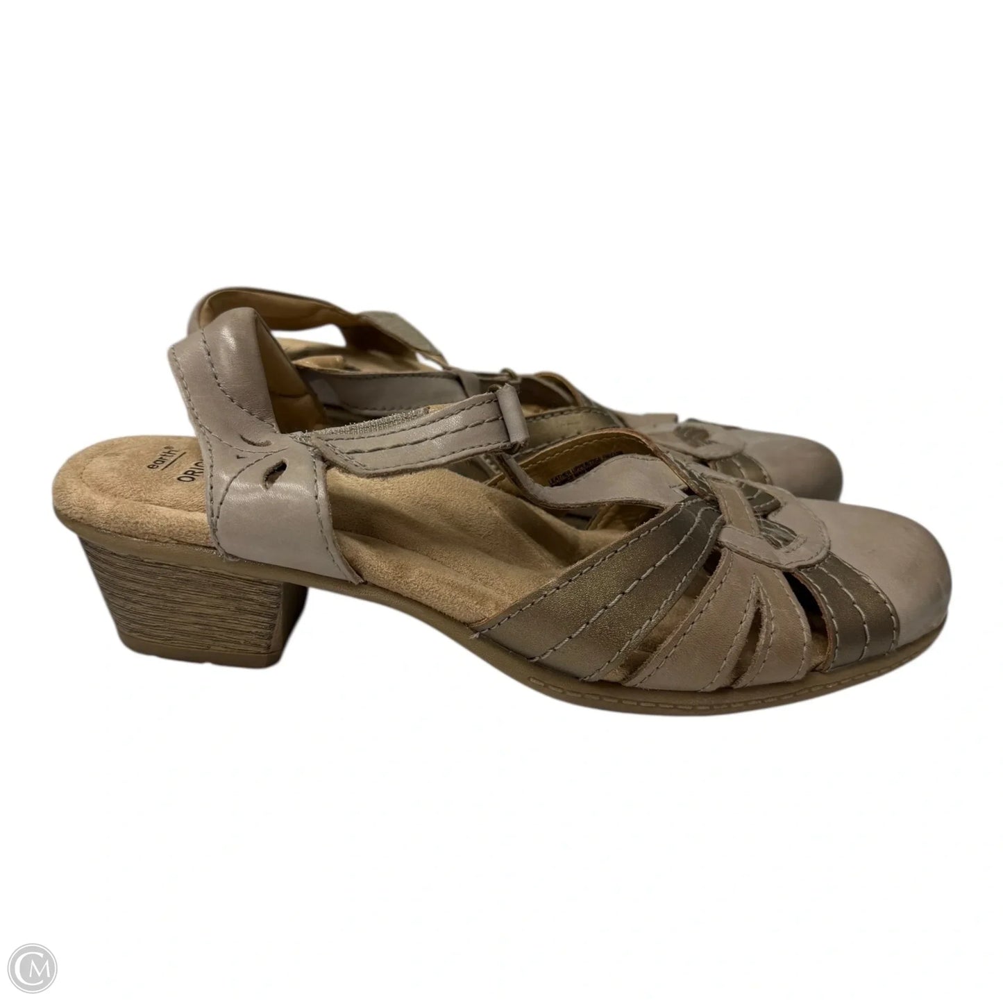 Sandals Flats By Earth In Taupe, Size: 9.5