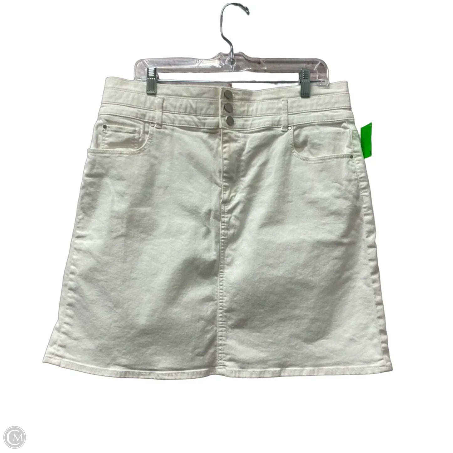 Skirt Mini & Short By Ann Taylor In White, Size: 14