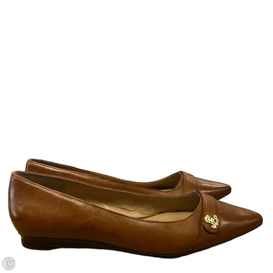 Shoes Flats By Lauren By Ralph Lauren In Brown, Size: 9