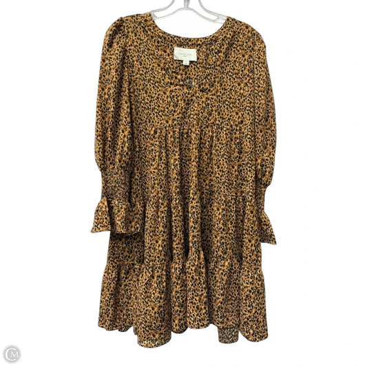 Dress Casual Short By Pomander Place In Animal Print, Size: Xs