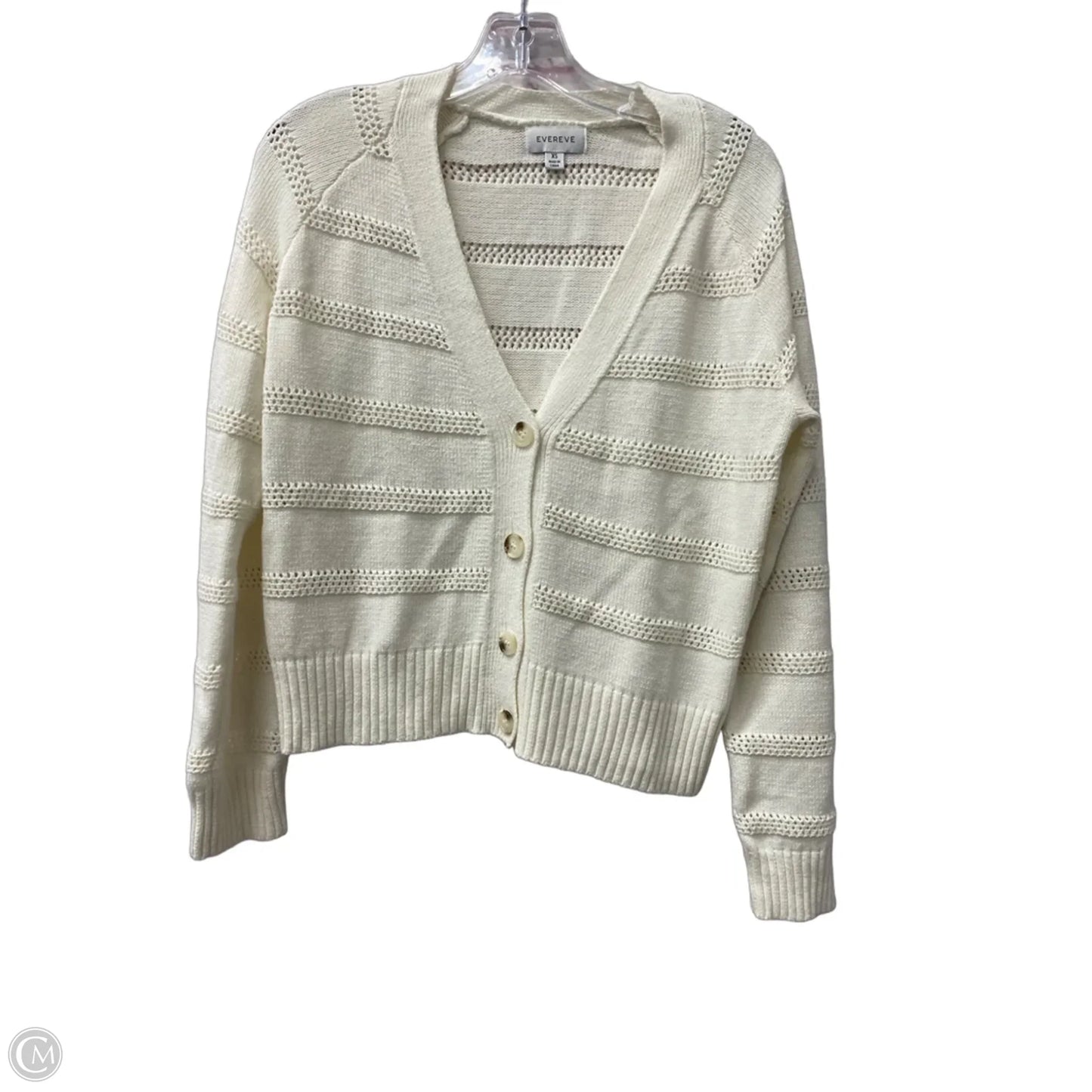 Cardigan By Evereve In Ivory, Size: Xs