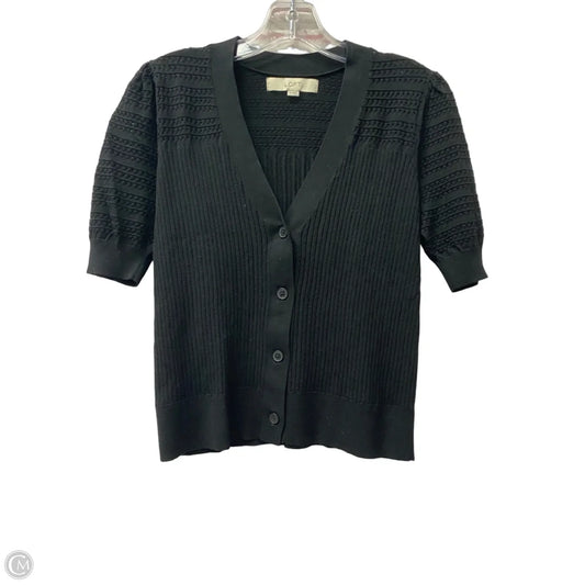 Cardigan By Loft In Black, Size: Xs