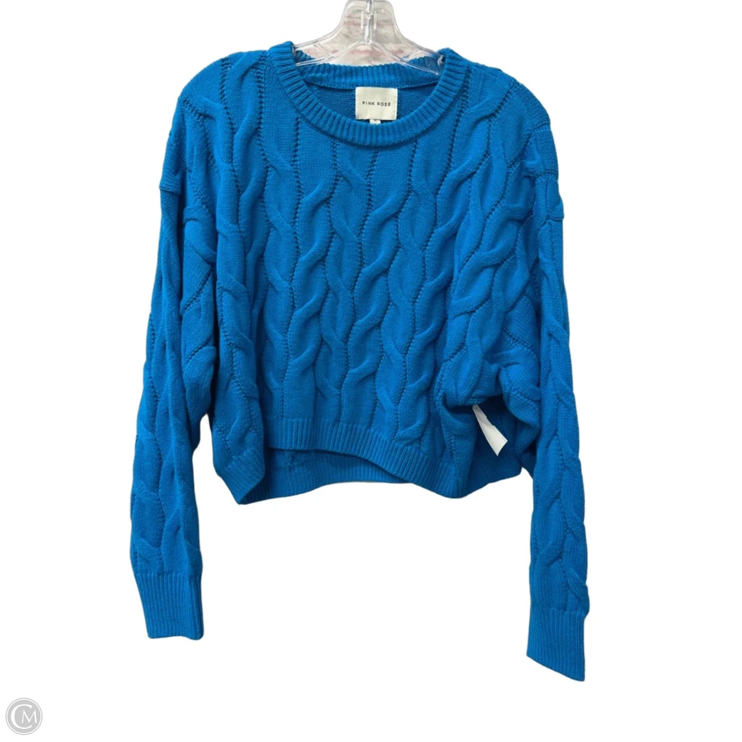 Sweater By Pink Rose In Blue, Size: M