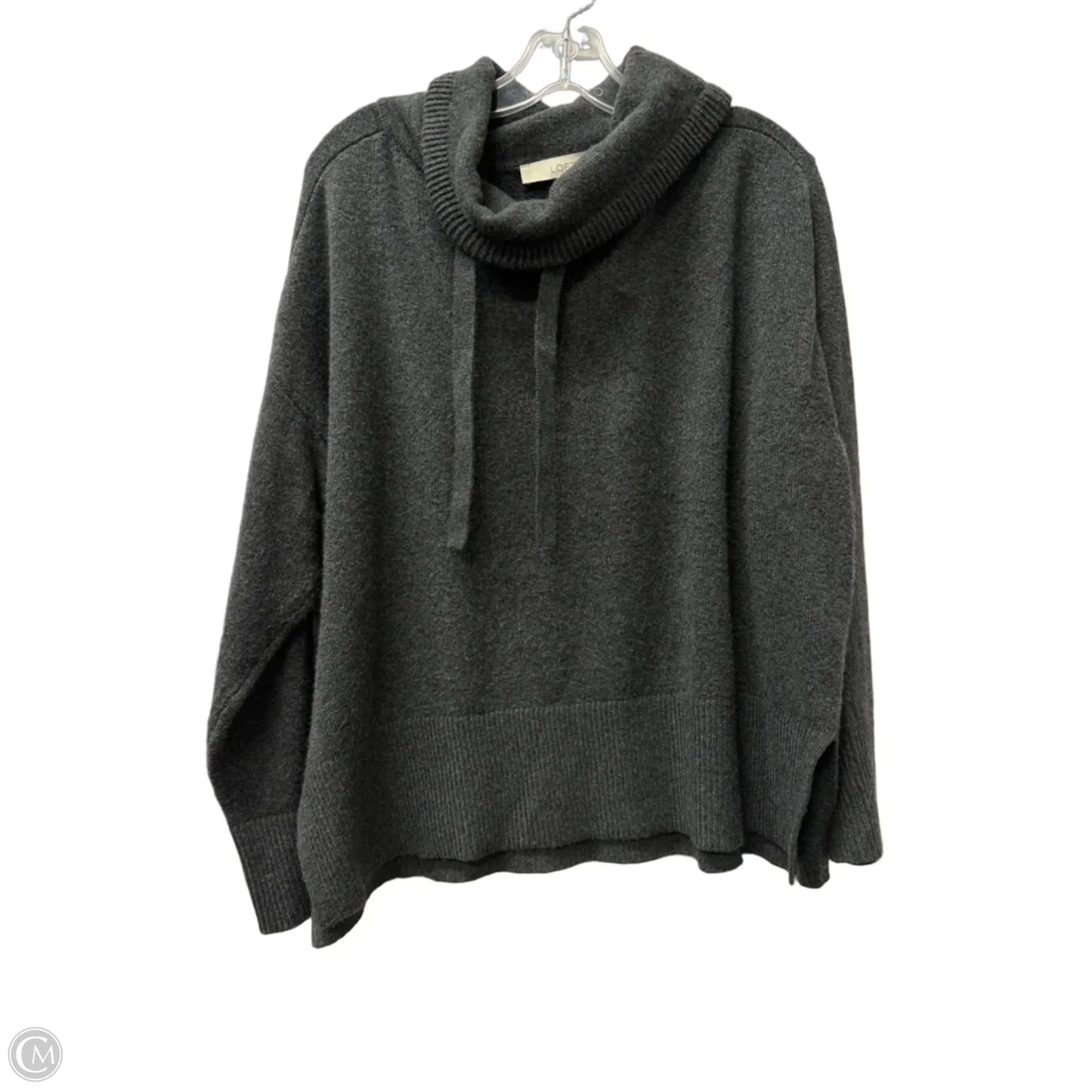 Sweater By Loft In Grey, Size: M