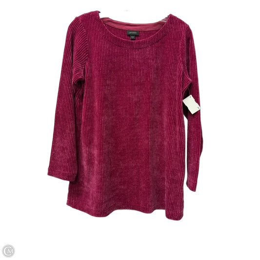 Top Long Sleeve By J. Jill In Red, Size: S