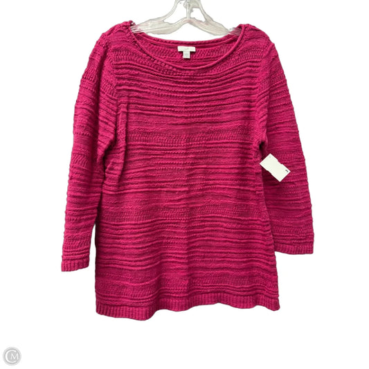 Sweater By J. Jill In Pink, Size: M