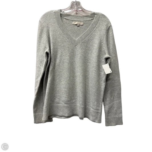 Sweater By Loft In Grey, Size: M
