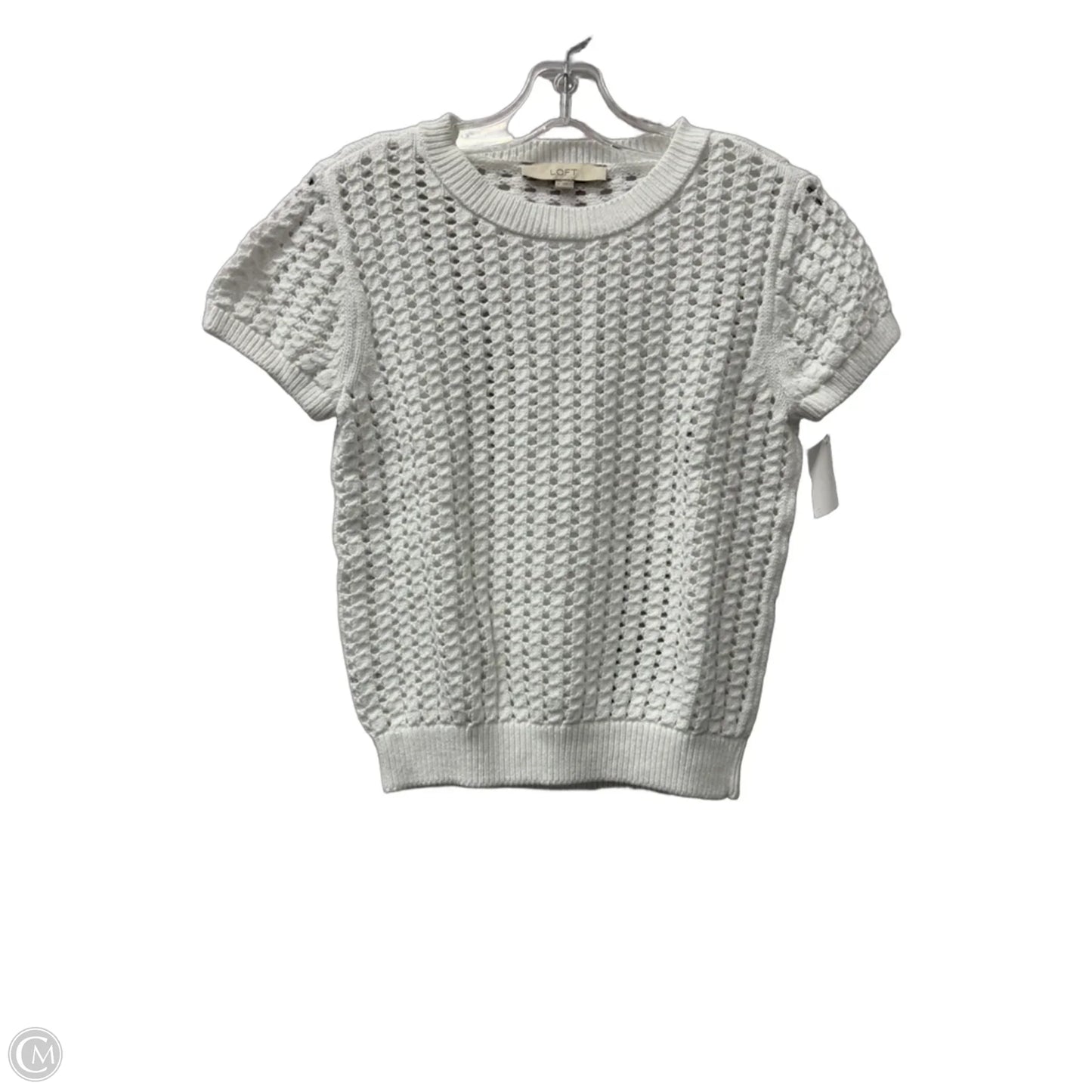 Sweater By Loft In White, Size: M
