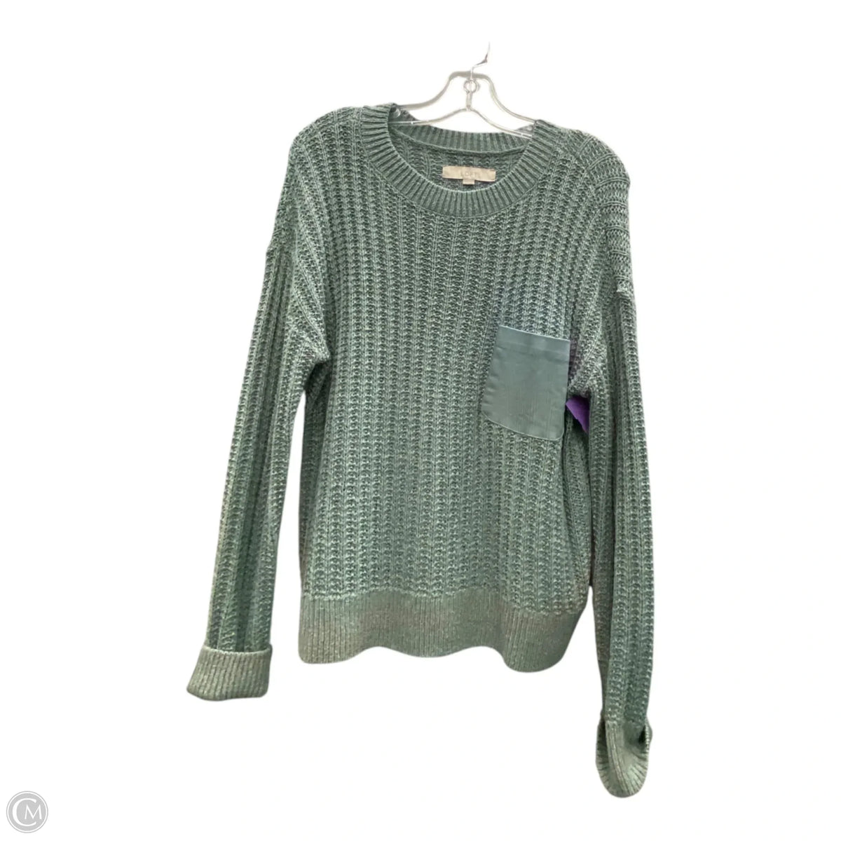 Sweater By Loft In Green, Size: Xxs
