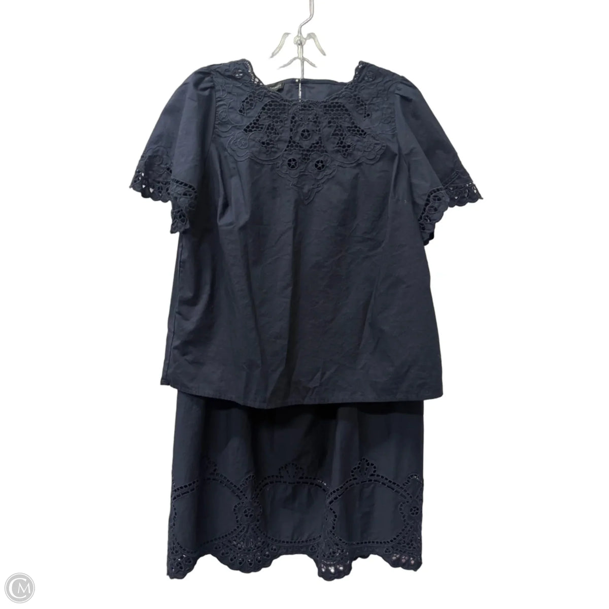 Top 2pc Short Sleeve By Talbots In Bronze, Size: S