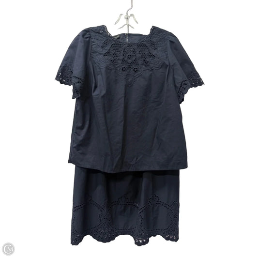 Top 2pc Short Sleeve By Talbots In Bronze, Size: S
