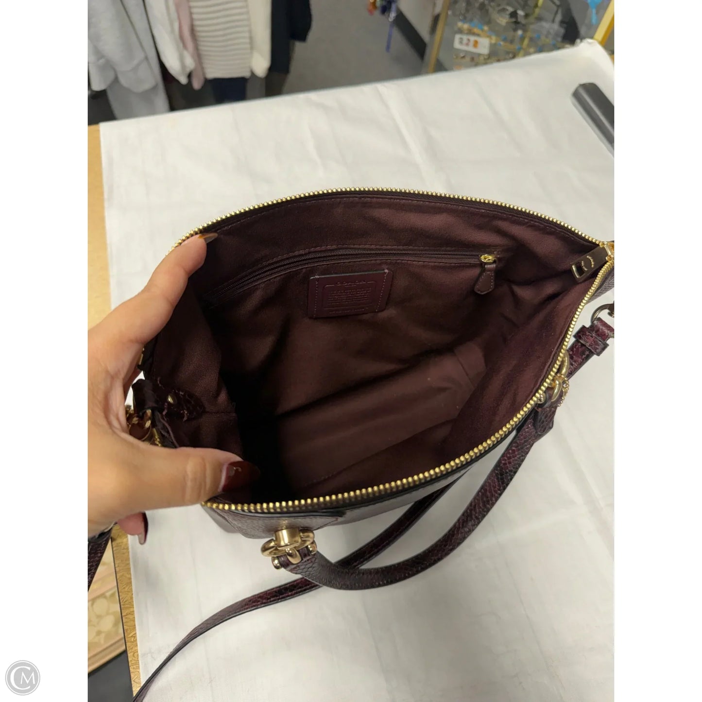 Handbag Designer By Coach, Size: Medium