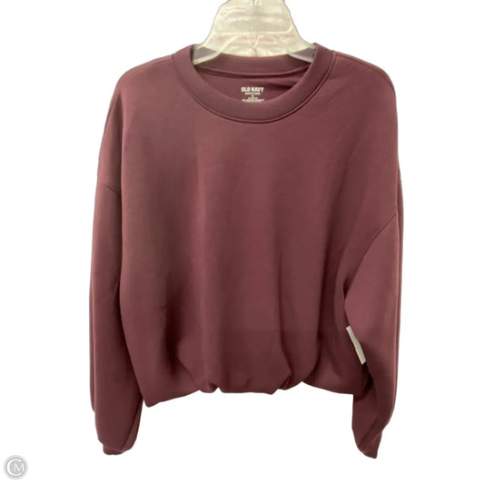 Sweatshirt Crewneck By Old Navy In Purple, Size: Xl