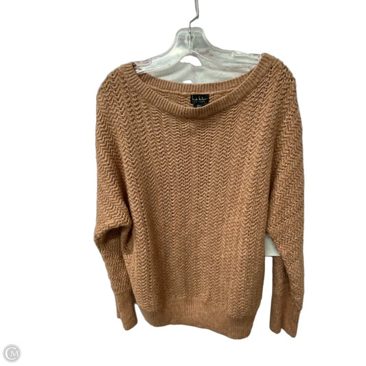 Sweater By Nicole By Nicole Miller In Pink, Size: L