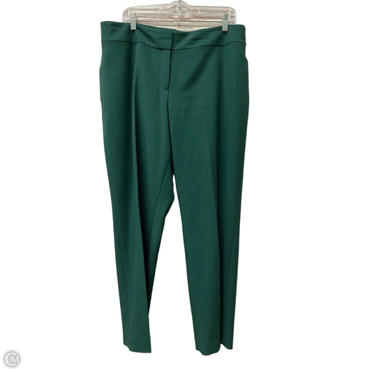 Pants Dress By Black Label In Green, Size: 14