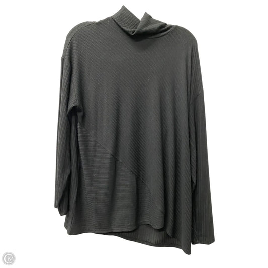 Top Long Sleeve By Simply Vera In Black, Size: Xl