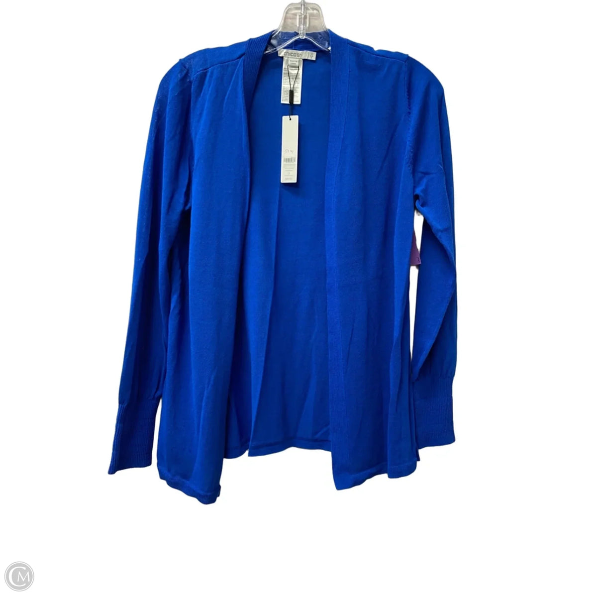 Cardigan By Chicos In Blue, Size: S