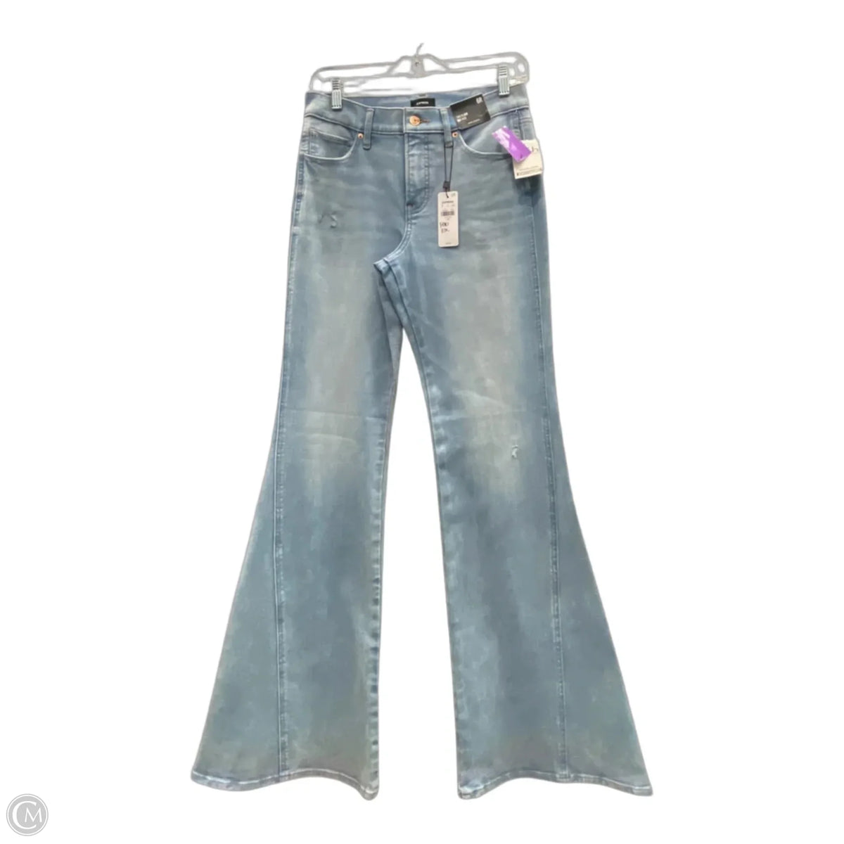 Jeans Flared By Express In Blue, Size: 6