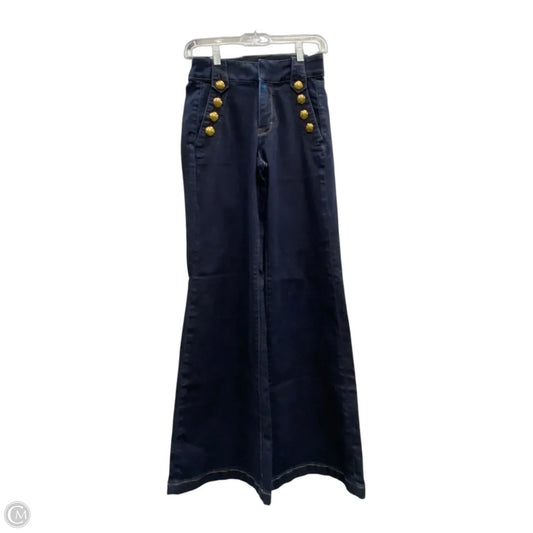 Jeans Wide Leg By White House Black Market In Blue, Size: 0