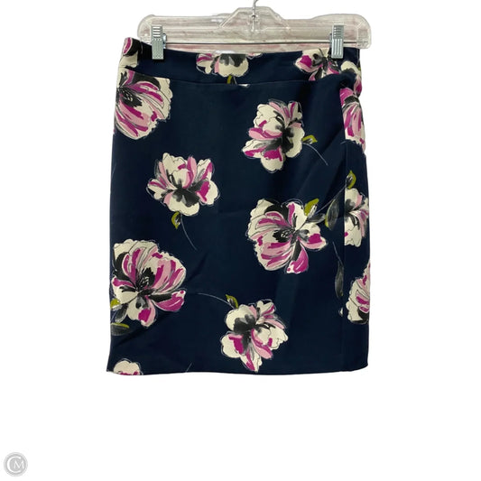 Skirt Mini & Short By Ann Taylor In Blue & Purple, Size: 2p