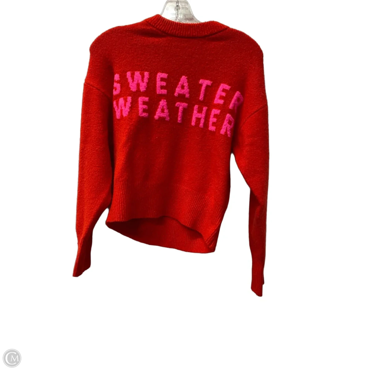 Sweater By A New Day In Red, Size: Xs