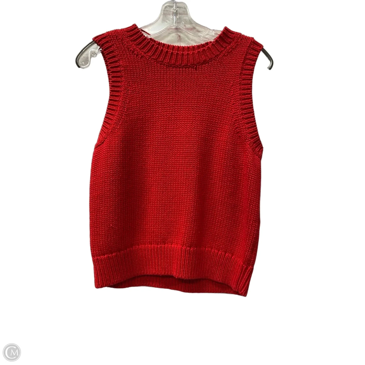 Sweater Short Sleeve By Vineyard Vines In Red, Size: M