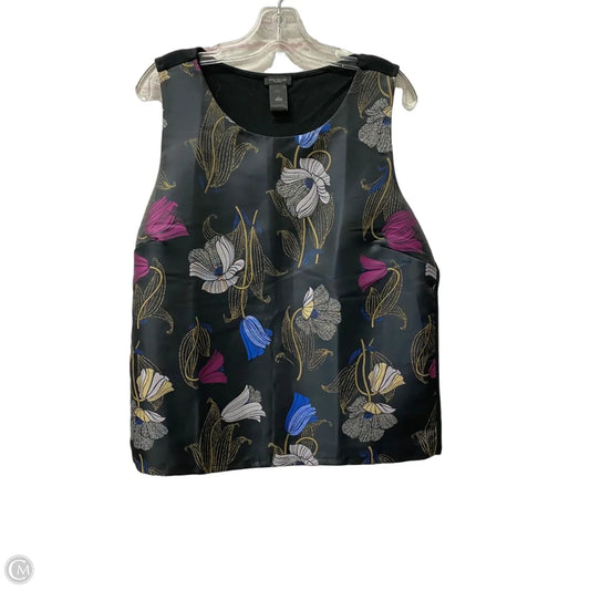 Top Sleeveless By Ann Taylor In Black, Size: L