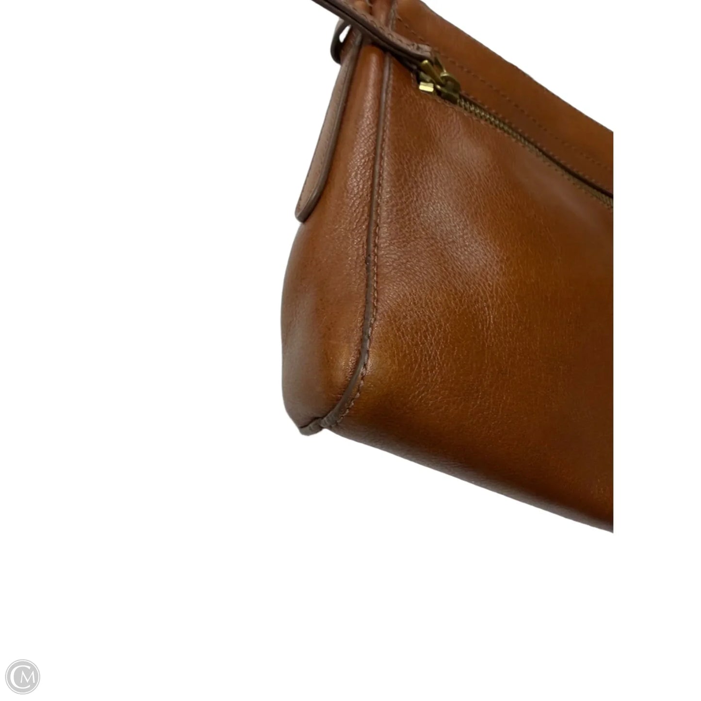 Crossbody Leather By Fossil, Size: Medium