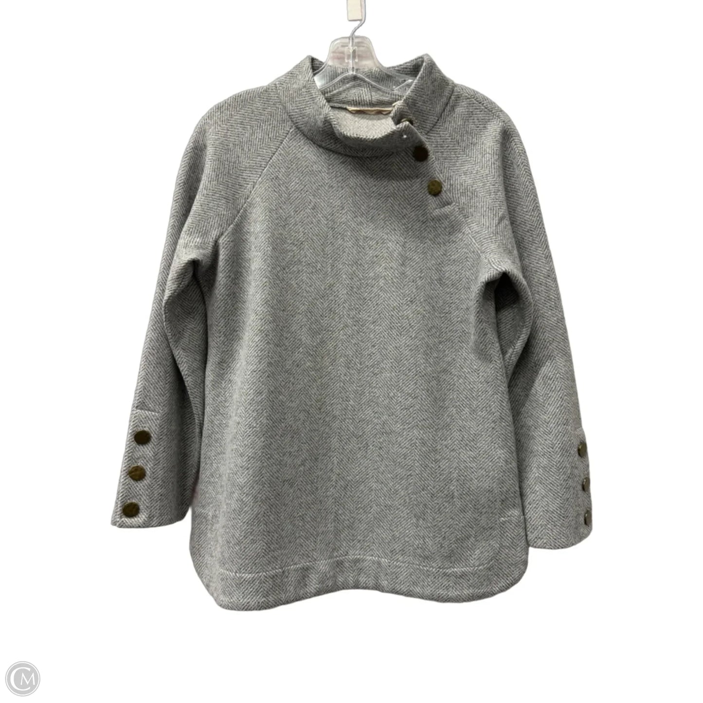 Sweater By Soft Surroundings In Grey, Size: S