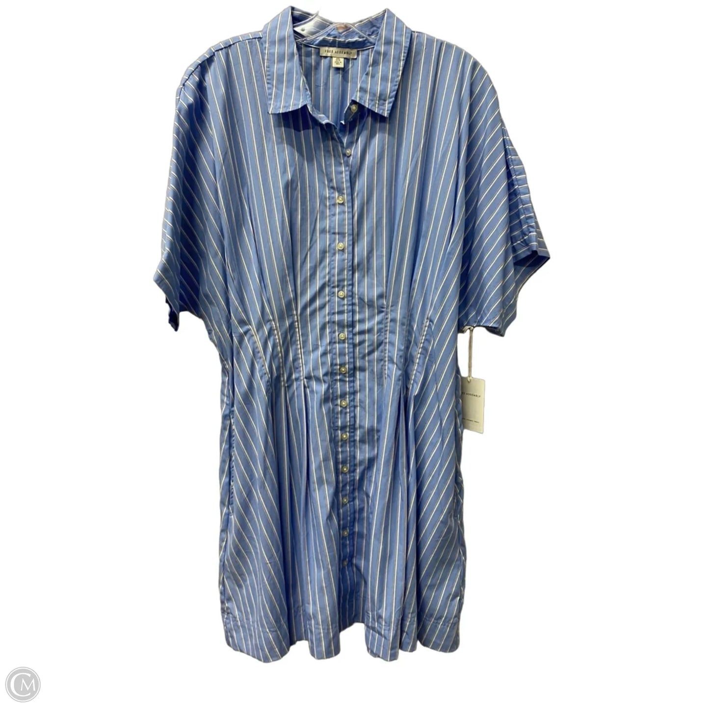 Dress Casual Short By Free Assembly In Blue, Size: 1x