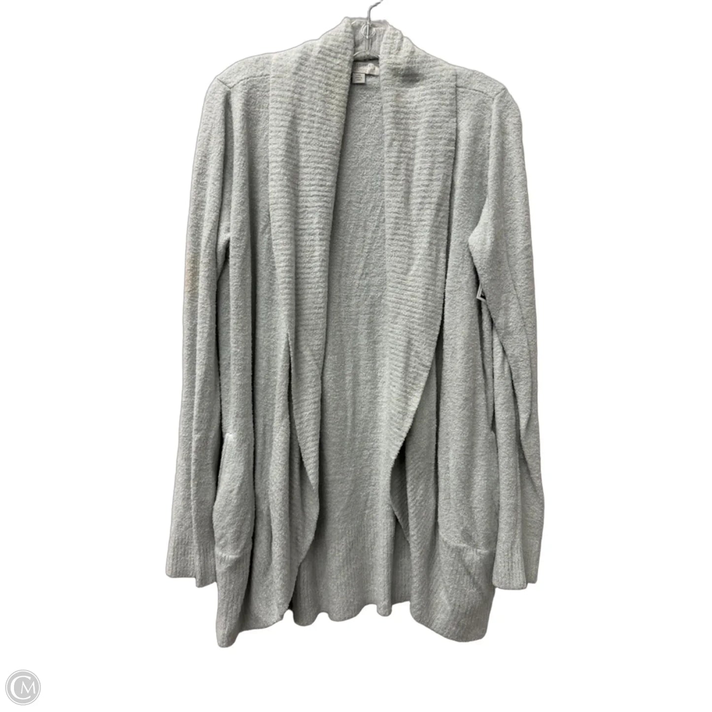 Sweater Cardigan By Barefoot Dreams In Grey, Size: L