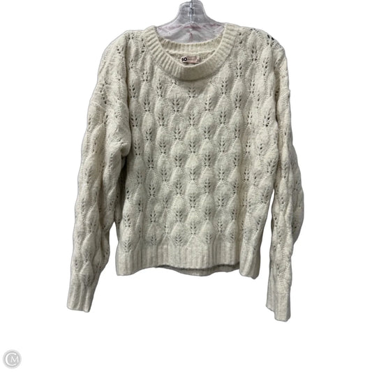 Sweater By So In Cream, Size: Xl
