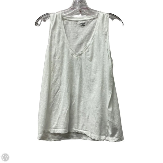 Top Sleeveless By Madewell In White, Size: L