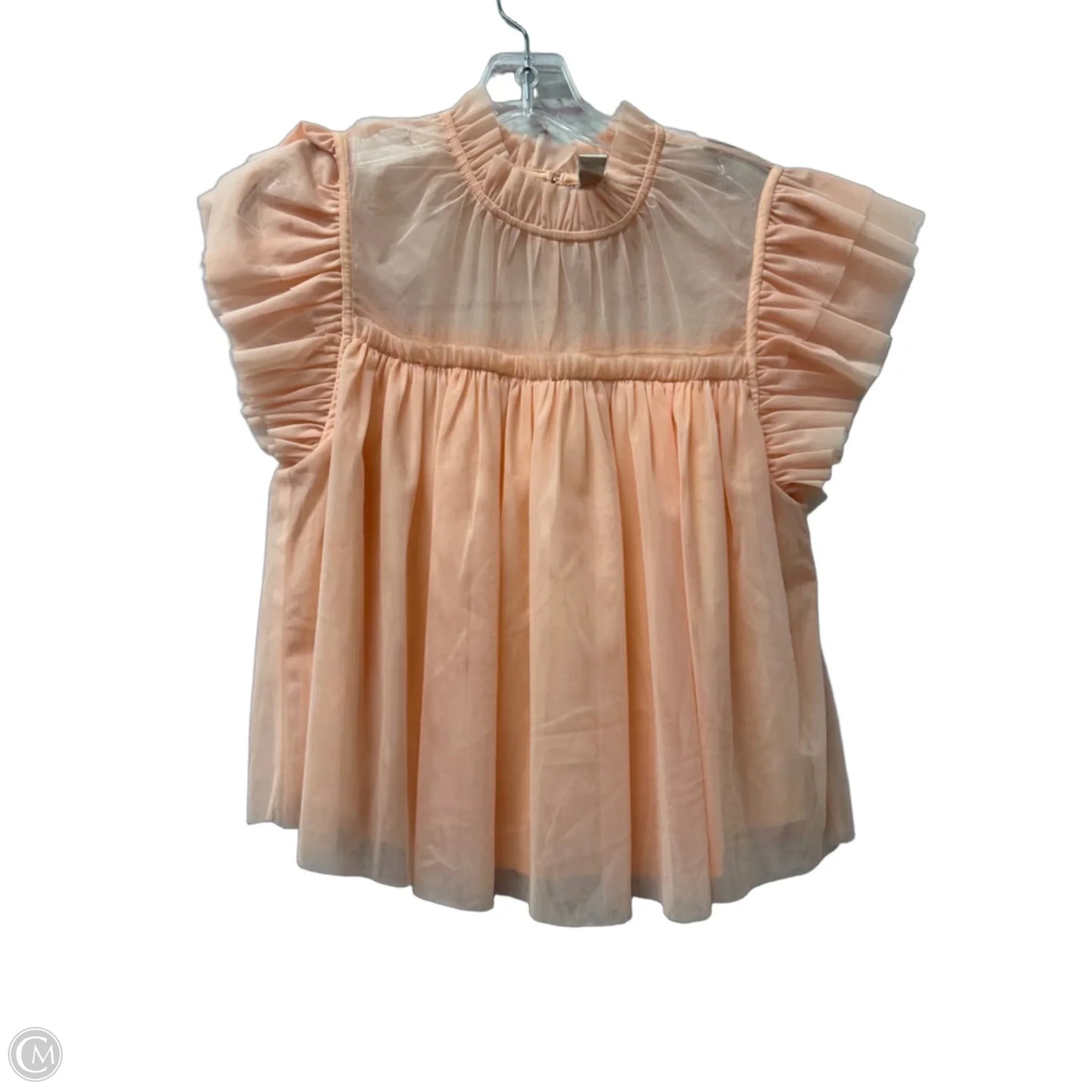 Top Short Sleeve By Joie In Orange, Size: M