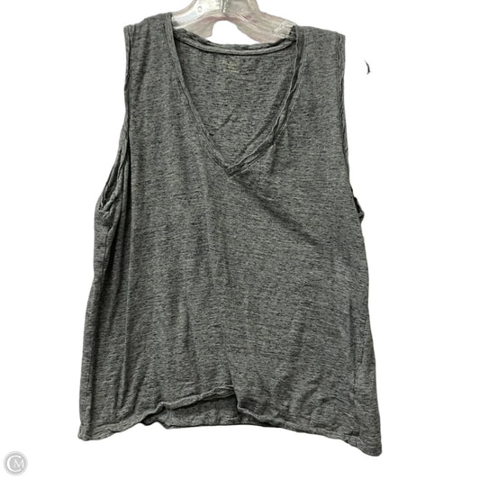 Top Sleeveless By Madewell In Grey, Size: L