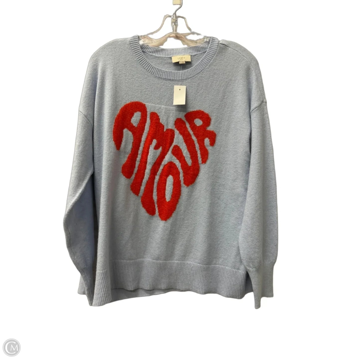 Sweater By Loft In Blue, Size: M