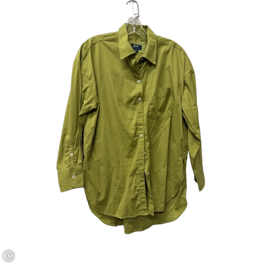 Top Long Sleeve By Maeve In Green, Size: Xs