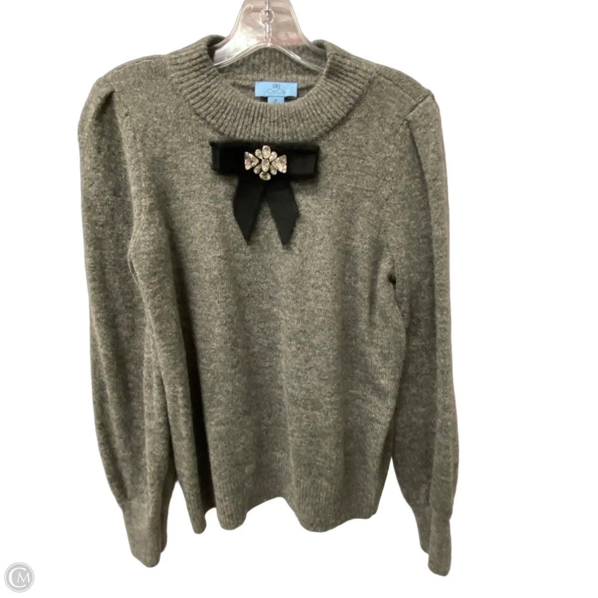 Sweater By Cece In Grey, Size: M