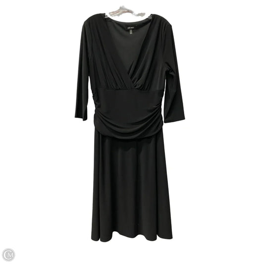 Dress Party Midi By Nine West In Black, Size: L