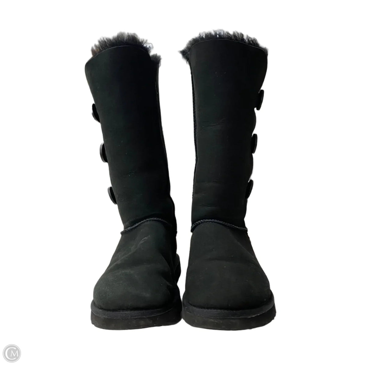 Boots Designer By Ugg In Black, Size: 8