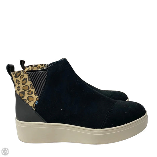 Shoes Sneakers By Toms In Black, Size: 9