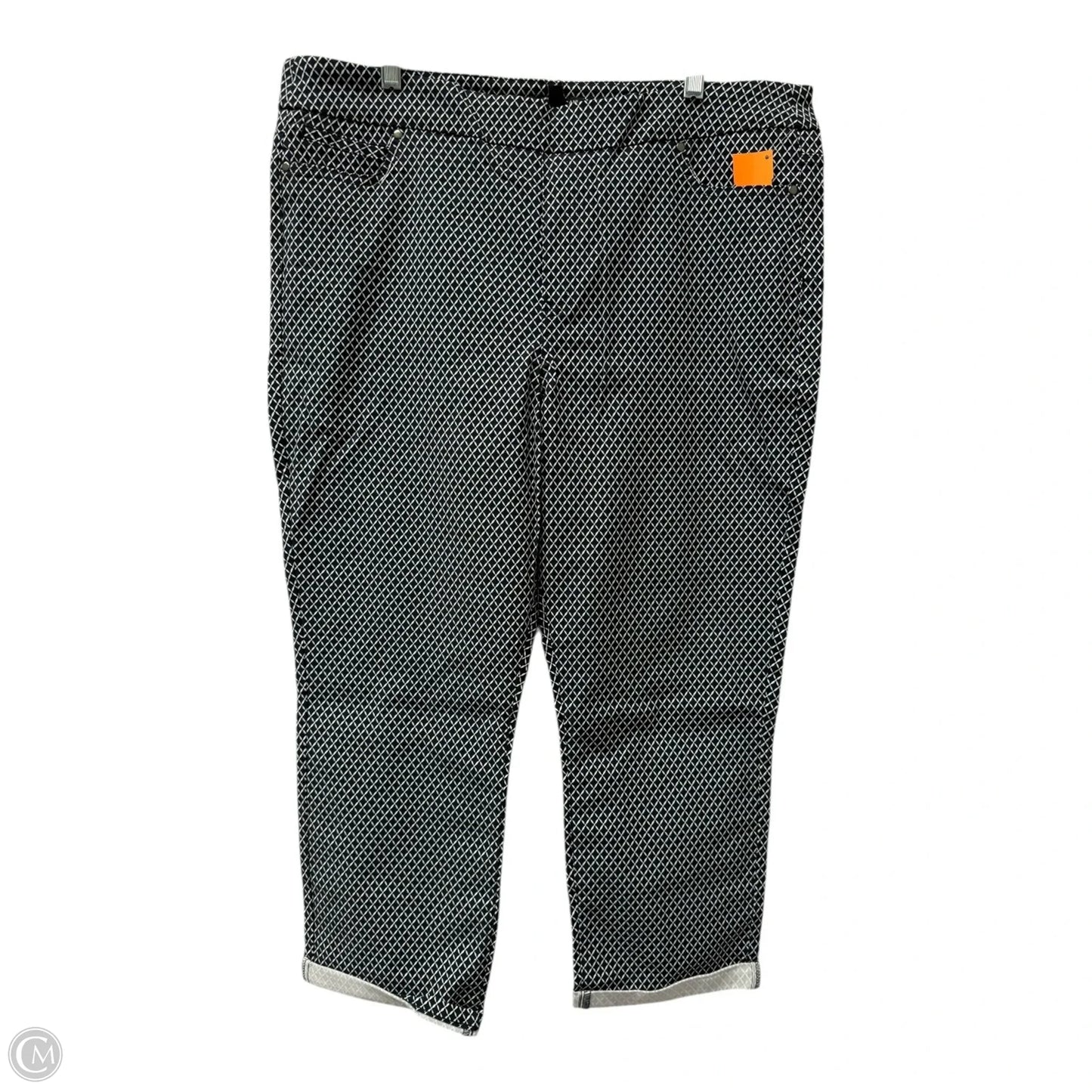 Capris By Mario Serrani In Navy, Size: 16