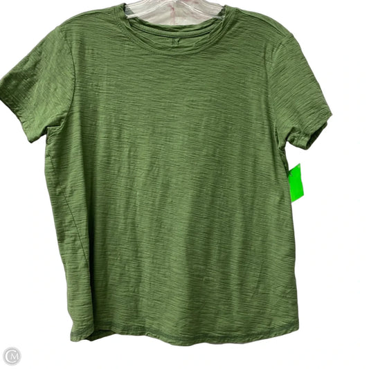 Top Short Sleeve By Pilcro In Green, Size: M