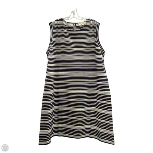 Dress Casual Midi By Loft In Blue & White, Size: Xl