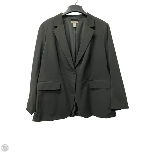 Blazer By H&m In Black, Size: 1x