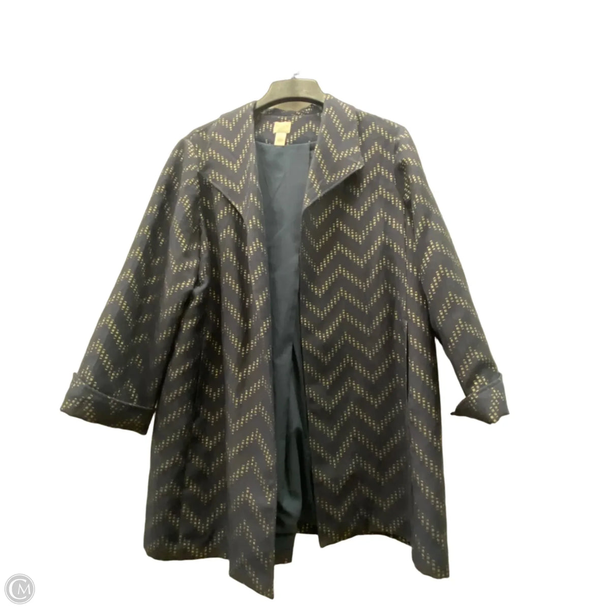 Blazer By Chicos In Blue, Size: Xl