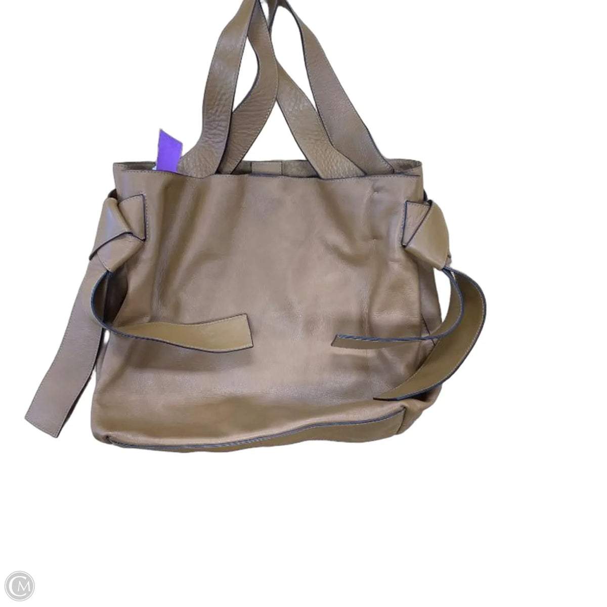 Handbag Leather By Vince Camuto, Size: Medium