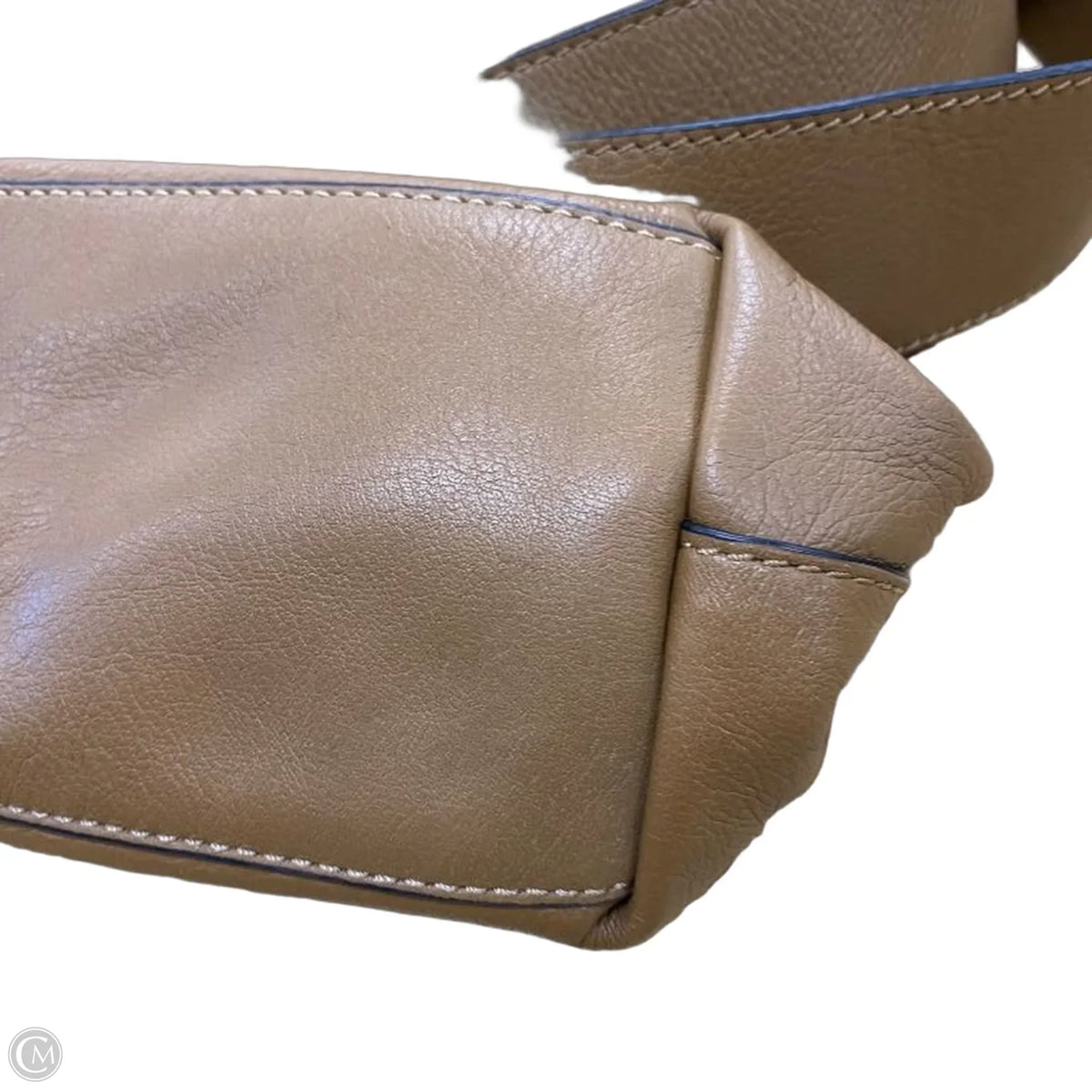Handbag Leather By Vince Camuto, Size: Medium